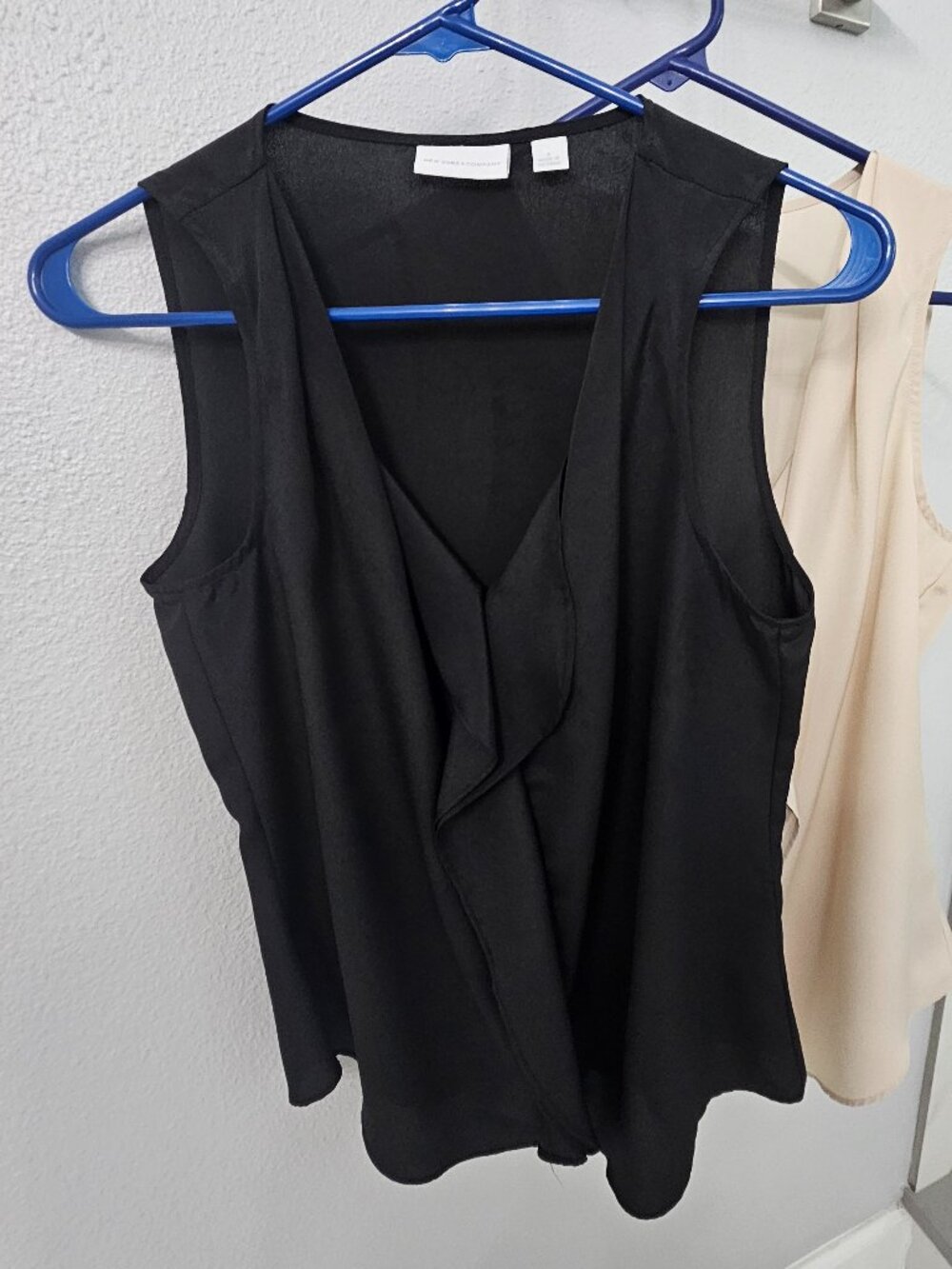 NY&C Black & Cream Blouses - Size S - Lot of 2